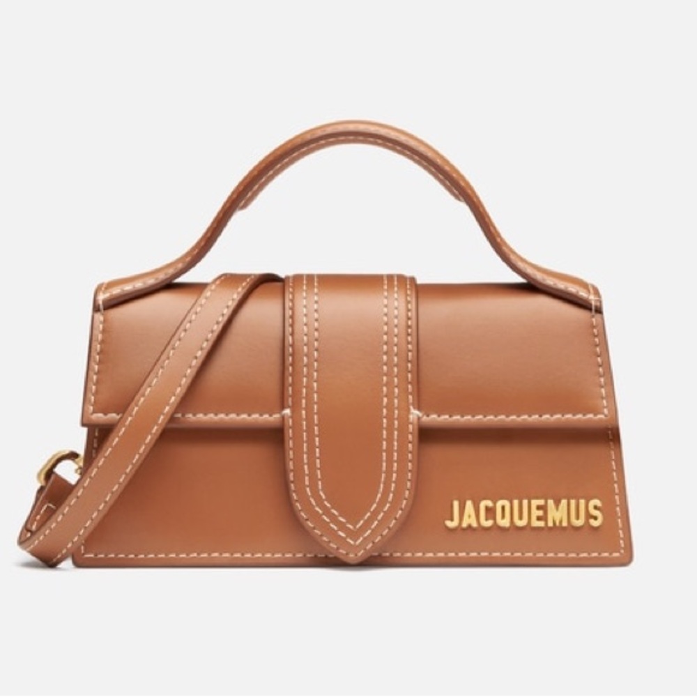 Jacquemus Light Brown Le Grand Bambino Leather Women's Bag - COA Included